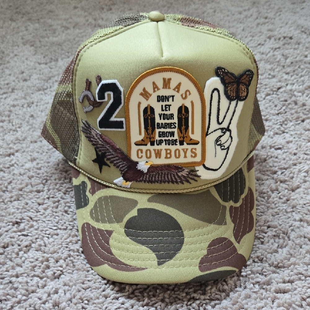 Etta + East Custom Camo Trucker Hat